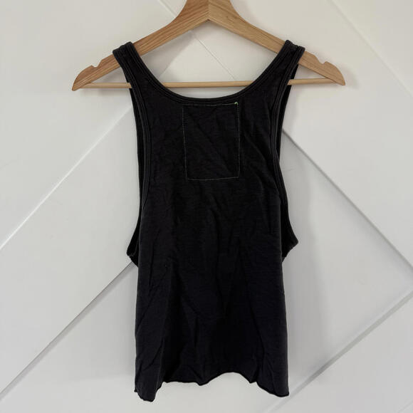 Aviator Nation Black Tank Top with Rainbow - Picture 4 of 4